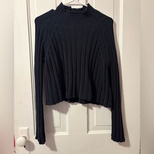 American Eagle Ribbed Mock Neck Sweater – Size Small